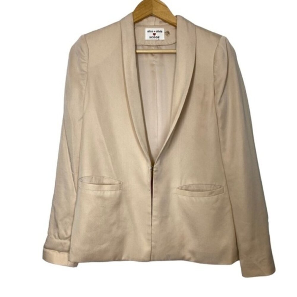 Alice and‎ Olivia Blush Pink Blazer  Women Size XS